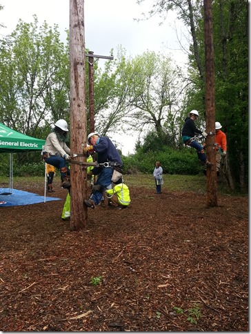 Climbing-a-Utility-Pole