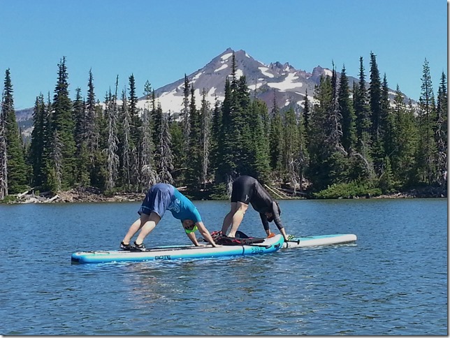 Downward_Dog_at_Sparks_Lake_Paddle_Boarding